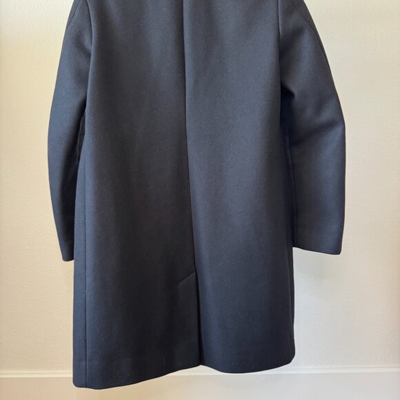 Everlane The Italian ReWool Trench Coat Black Size Small (Petite) - Picture 11 of 16